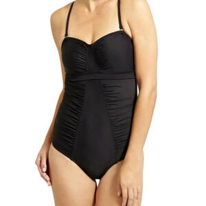 Athleta waterfall band one piece swimsuit 40D/DD